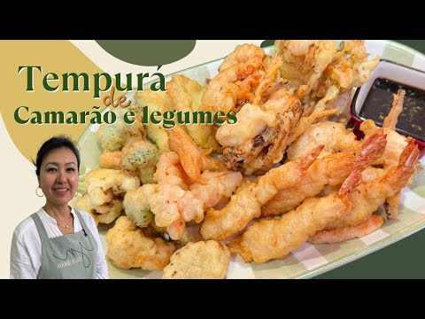 Crispy, dry, and very easy-to-prepare shrimp and vegetable tempura
