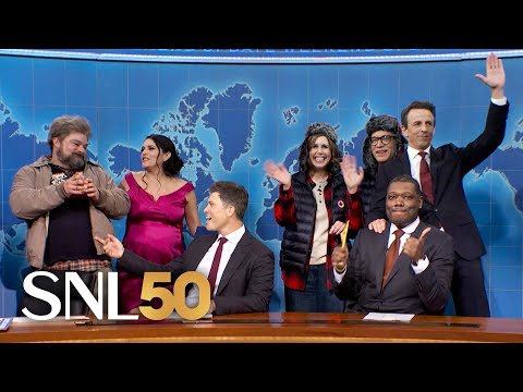 Weekend Update ft. Bobby Moynihan, Cecily Strong, Fred Armisen, Vanessa Bayer, Bill Murray – SNL50