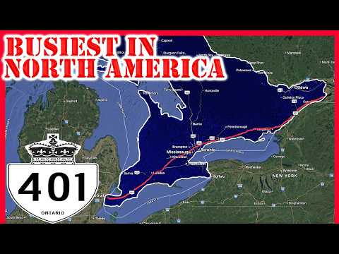 Why Ontario 401 in Toronto is the BUSIEST Highway in North America | What It's Like to Travel On