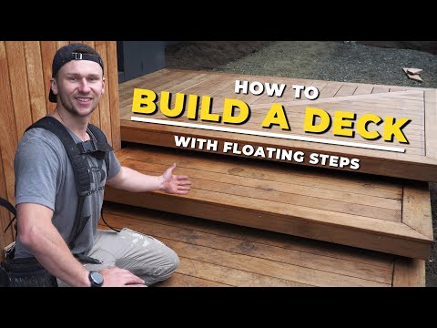 How to Build a Deck with Floating Steps