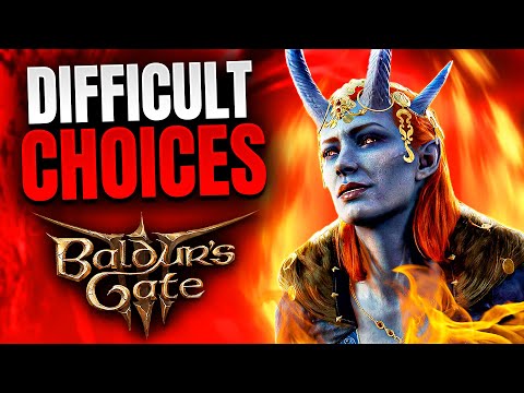 Baldurs Gate 3 - 9 Most DIFFICULT CHOICES That Keep Me Up at Night...