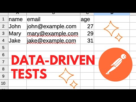 Data-driven testing using Postman