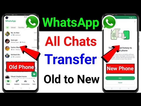 How to Transfer Whatsapp Chats From Old Phone to New Phone | Whatsapp Data Transfer | Old to New