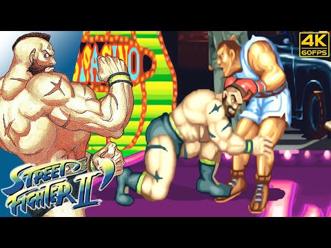 Street Fighter II: Champion Edition - Zangief (Arcade / 1992) 4K 60FPS
