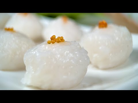 Keto 手打墨魚滑| 無澱粉 100%成功秘訣 Bouncy Cuttlefish Balls