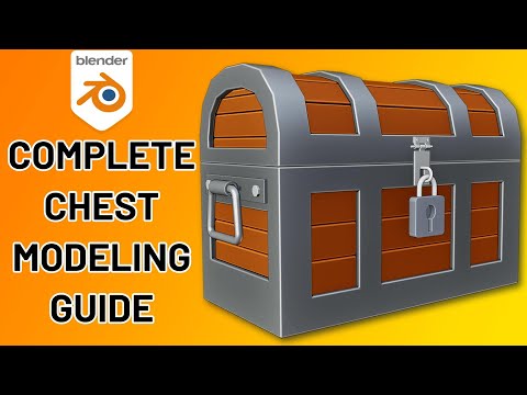 Blender 4.4 Treasure Chest Modeling Tutorial – Complete Guide for Beginners