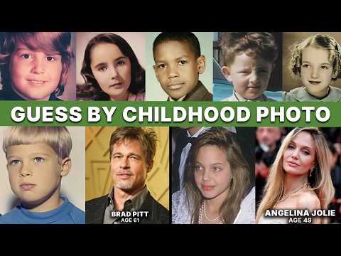 Guess Hollywood Actors: Then and Now (By Childhood Photo)