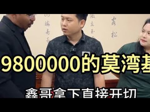 9800000的莫湾基，鑫哥拿下直接开切。#翡翠 #翡翠原石 #翡翠原石 #翡翠知识