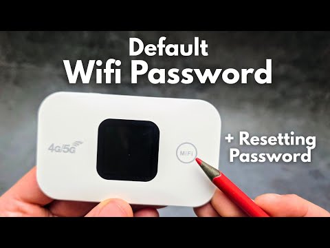 What is Default WiFi Password for - 4G/5G MiFi Portable WiFi Router Hotspot? + How to RESET Password