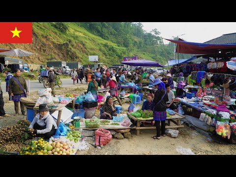 Explore and experience Tam Duong market, a special market with many strange items.