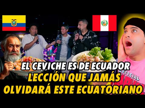 PERUANOS dejan en ridículo A ECUATORIANO y DESTRUYEN MITO sobre el CEVICHE