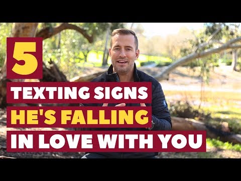 5 Texting Signs He's Falling In Love With You | Relationship Advice for Women by Mat Boggs