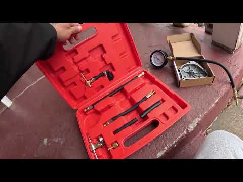 how to use a fuel pressure tool on a motorcycle