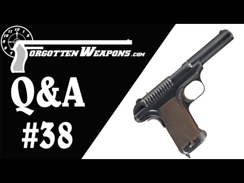 Q&A #38: Short-recoil SMGs and Kimber Model 1907 .45s