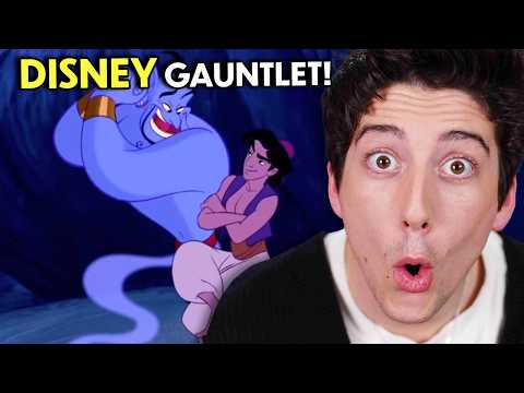 Disney Lovers Try To Solve The Disney Puzzle Gauntlet! Ft. Milo Manheim! | Try Not To Fail