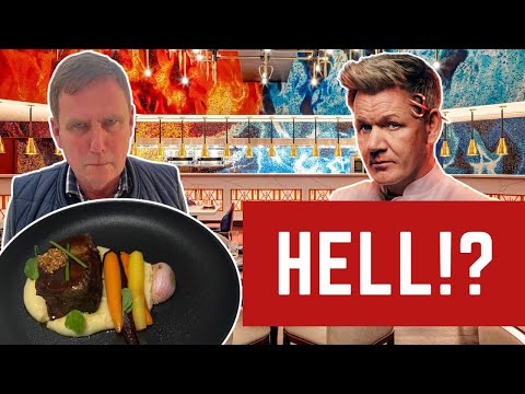 I Review GORDON RAMSAY'S HELL'S KITCHEN RESTAURANT!