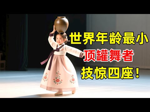 8岁女孩,世界年龄最小顶罐舞者!仅有3个人会跳,一段舞蹈技惊四座,评委集体看呆了【草根大明星】