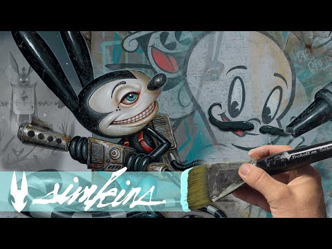 Greg "Craola" Simkins painting Ghost Stories in "I Ain't Afraid..."