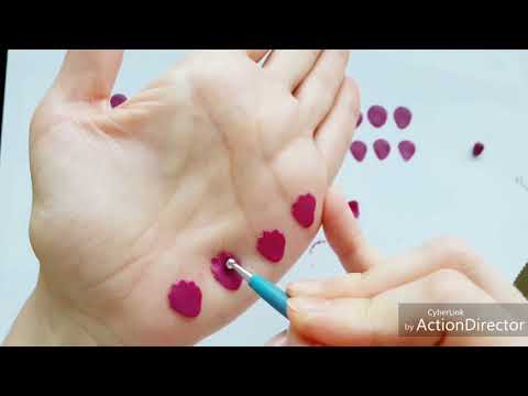 Пион из полимерной глины