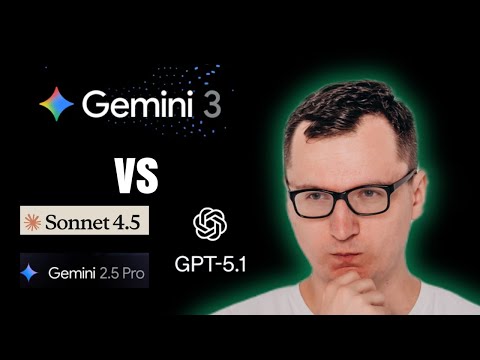 Kłamali? Recenzja Gemini 3 Pro i Porównanie Gemini 3 Pro vs Claude 4.5, GPT 5.1 i Gemini 2.5 Pro