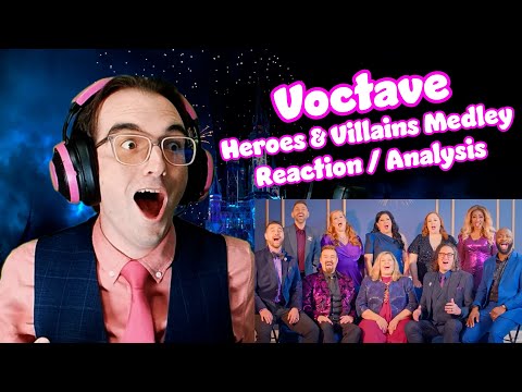 He Did That For NINETEEN SECONDS??! | Heroes & Villains Medley - Voctave| Acapella Reaction/Analysis