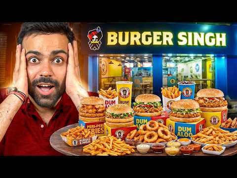 Trying ENTIRE MENU of Burger Singh | The Urban Guide