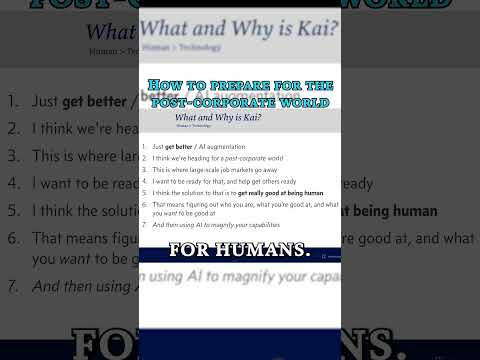 Regular jobs are going away.