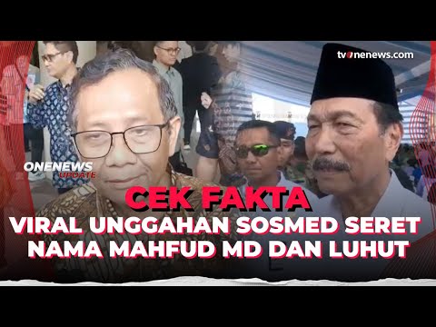 Apakah Benar Mahfud MD Minta KPK Curigai Harta Luhut Binsar Pandjaitan? | OneNews Update
