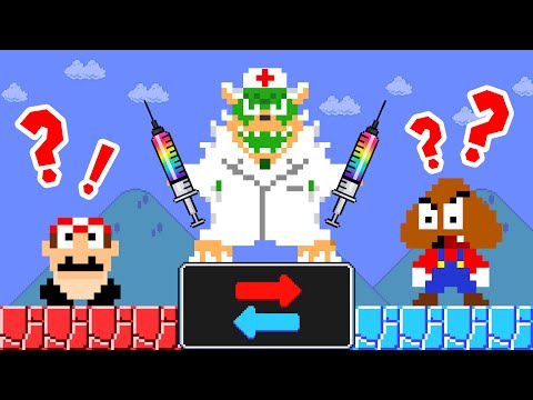 Rainbow Power vs. Super Mario and Goomba but Swap Places: Where Is Real Mario's Body? | ADN Game
