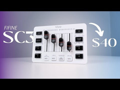 FIFINE SC3 Gaming Audio Mixer Unboxing & Review | A $40 Beast!