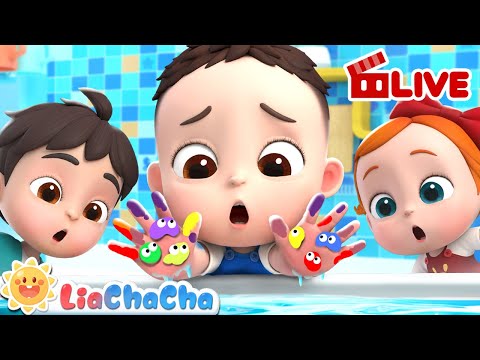🔴 Wash Your Hands First! | Good Habits for Babies | Nursery Rhymes & Kids Songs | LiaChaCha
