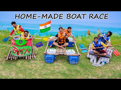 HOME-MADE BOAT RACE CHALLENGE🔥 | तीनों में से कौनसी नाव जीतेगी?