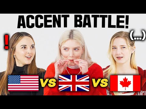 British vs American vs Canadian ENGLISH Differences!