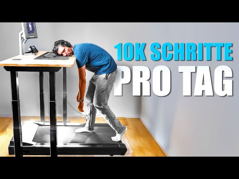 Das passiert, wenn du einen Monat täglich 10.000 Schritte gehst. Im Home Office! 👣 Selbstexperiment