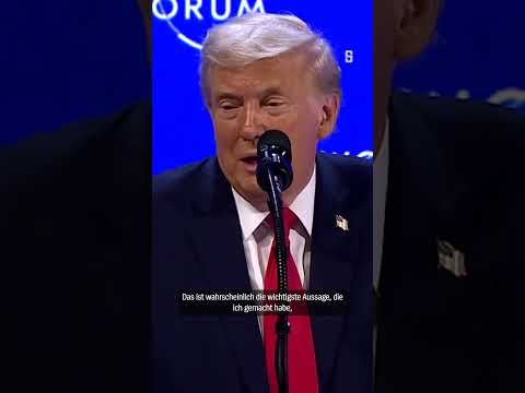 Trumps Rede in Davos: »Werde keine Gewalt einsetzen« | DER SPIEGEL Shorts