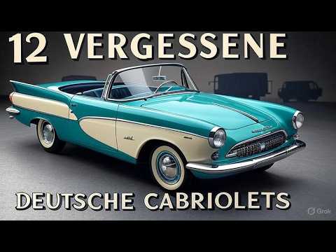 12 Seltene Deutsche Cabriolets, Die Du Garantiert Nicht Kennst