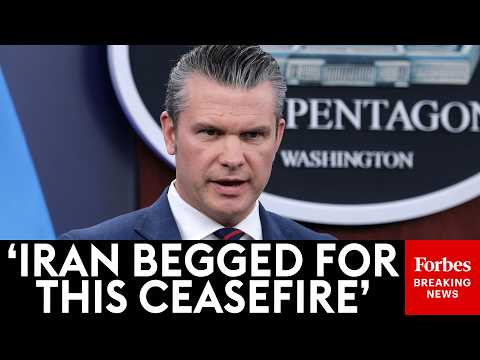 BREAKING NEWS: Hegseth, Caine Hold Pentagon Press Briefing After U.S. & Iran Agree To Ceasefire
