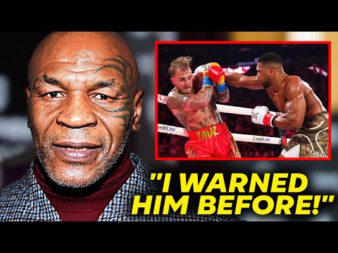 Mike Tyson’s FIRST WORDS On Jake Paul VS Anthony Joshua Fight