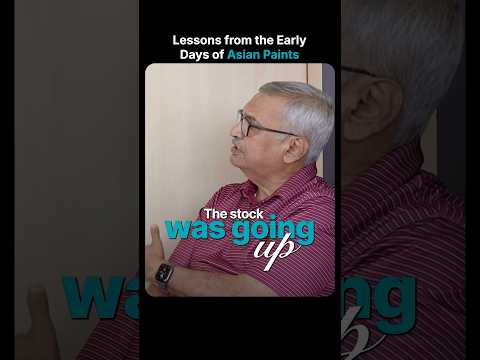 Lessons from the Early Days of Asian Paints #GovindParikh