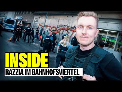 Razzia im Frankfurter Bahnhofsviertel: Im Einsatz mit der Polizei