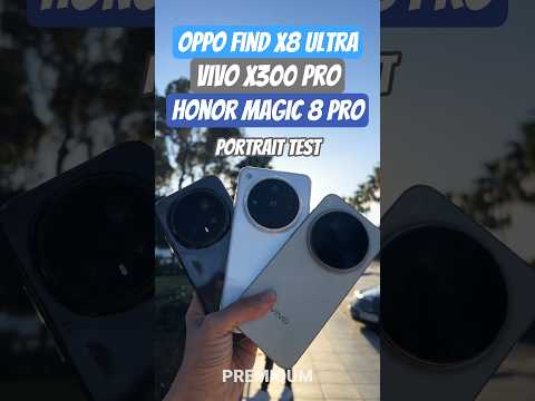 Vivo X300 Pro vs Honor Magic 8 Pro vs Oppo Find X8 Ultra in Portrait ZOOM Comparison!