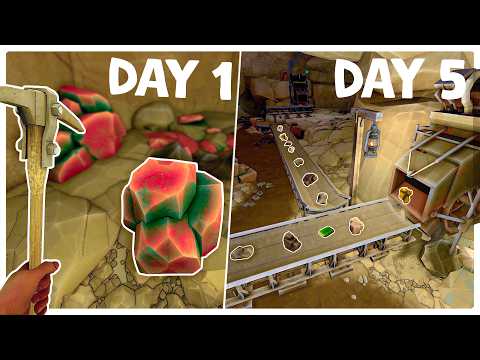 Building an Automated Mining Factory Deep Underground - Mine Mogul