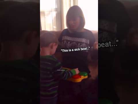 Taylor Swift getting down to this sick beat with a child...
