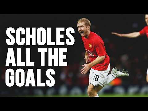 Paul Scholes: All The Goals! 🚀🤯