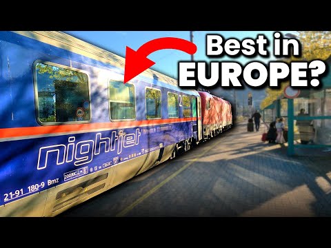 First Class DELUXE Suite on the Nightjet Sleeper Train! Vienna to Milan