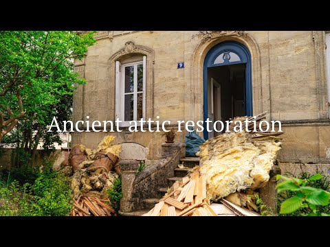 Uncovering Hidden Treasures: Attic Renovation Begins + Spring Garden Tour | Renovating in France #11