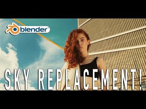 Sky Replacement in Blender 3d: Keying and 2D tracking tutorial