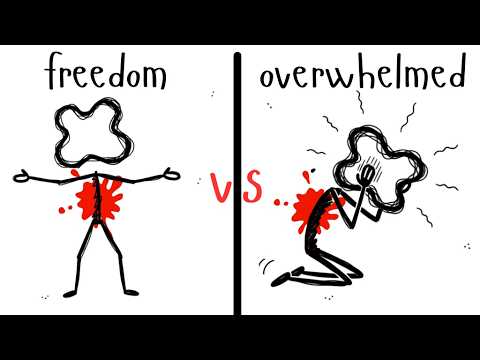 the dilemma of too many choices but you feel stuck