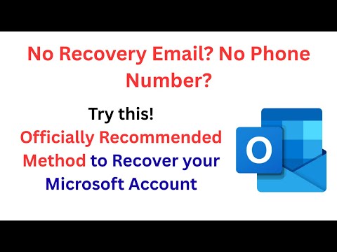 How to Recover Microsoft Outlook Account Password without Phone Number and Email (100% Working)