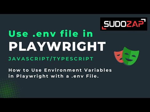 How to use Environment Variable (.env) file in Playwright | Playwright Tutorial | 👉 @sdetchamp